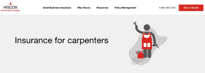 daily insurance for carpenters available now