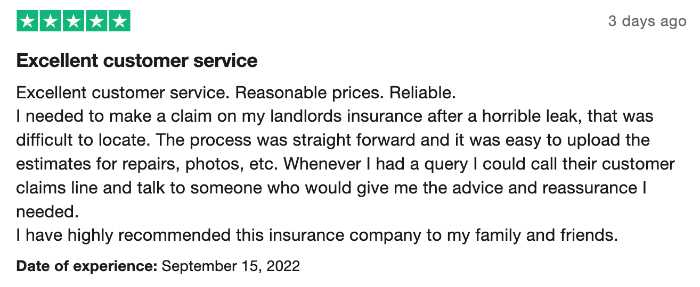 positive customer review